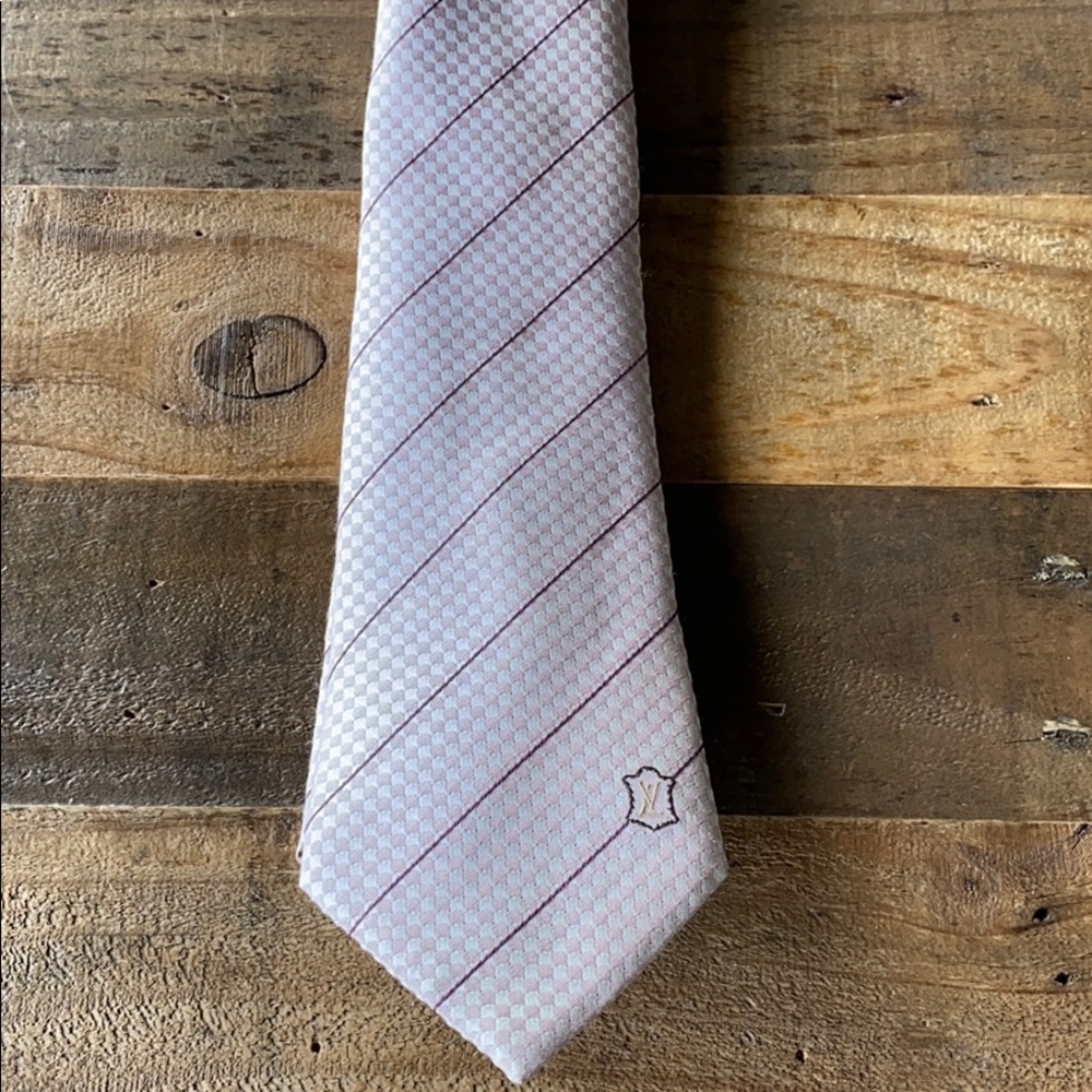 Pink LV Tie